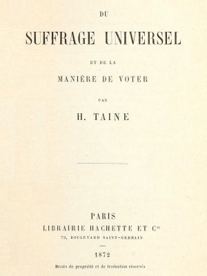 [Gutenberg 60828] • Du suffrage universel et de la manière de voter